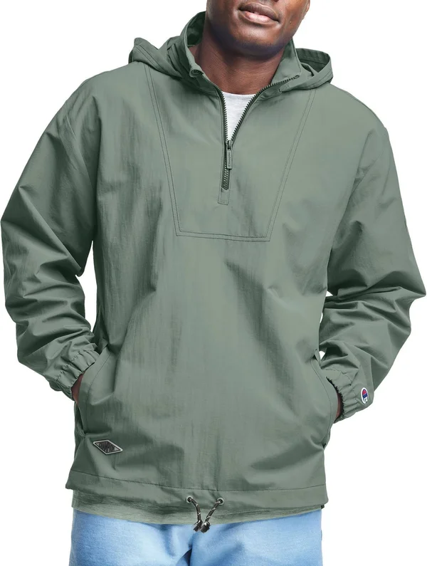Champion Men's Athletics Take A Hike Wind Jacket Ecology Green L