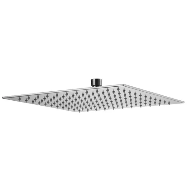 Jaclo Cubix 12x22 Wall/Ceiling Mount Single-Function Square Rain Machine Showerhead in Antique Brass, Flow Rate: 2.0 GMP, SKU: S