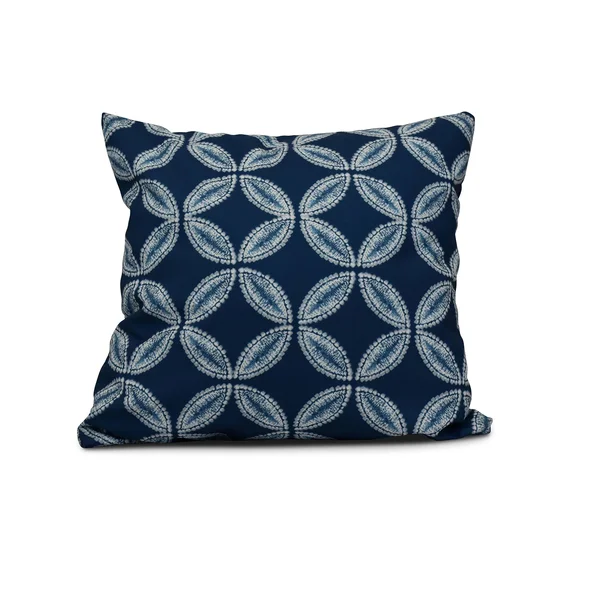 Contemporary Home Living 20x22 Cobalt Blue Contemporary Square Throw Pillow - Down Alternative Filler