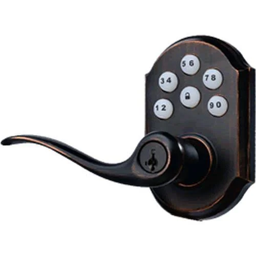Kwikset CORPORATION 99120-009 Zigbee Motorized Lever w/Home Connect - Venetian Bronze
