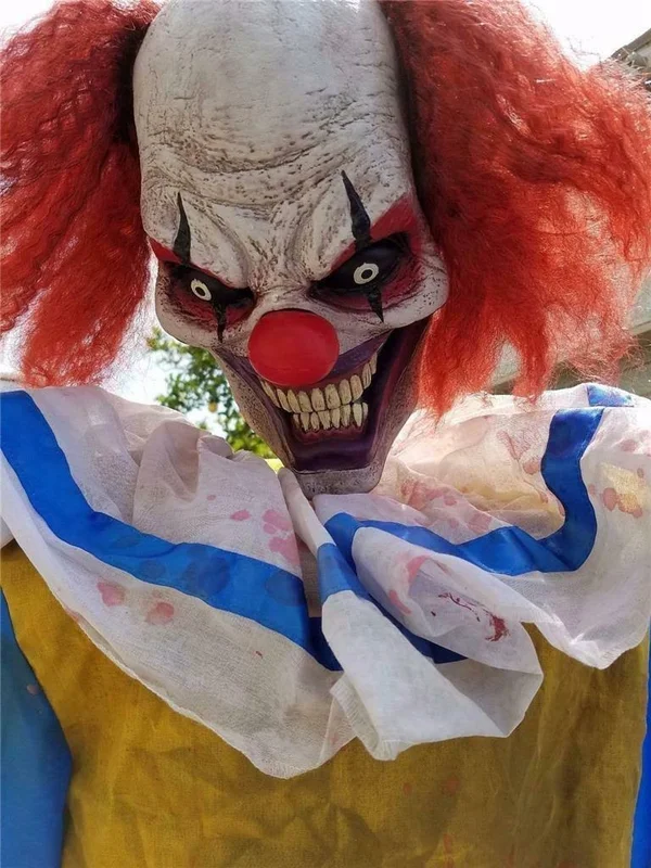Morris Costumes Twitching Clown Animated Prop - Multicolor