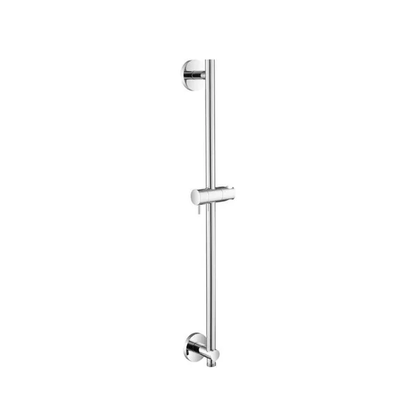 Isenberg 100.601023A Universal Fixtures Round Shower Slide Bar with Integrated Wall Elbow