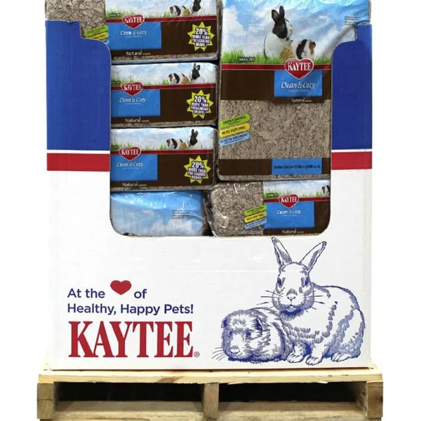 Kaytee Products Inc - Clean and Cozy Small Animal Pet Bedding Natural, 72 Liter