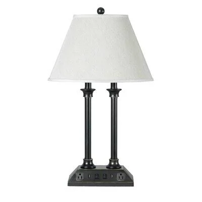 Sanora 27x22 Dark Bronze Table Lamp Charlton Home