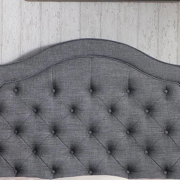 Rosevera Angelo Upholstered Platform Bed, Full Size in Gray