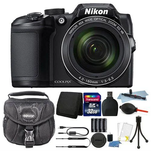 Nikon Coolpix B500 16MP Point and Shoot Camera with 32GB Accessory Kit