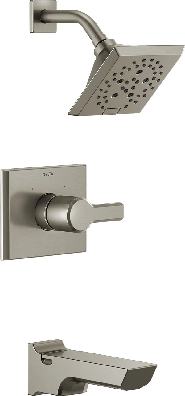 Delta T14499-SS Pivotal Monitor 14 Series H2Okinetic Tub and Shower Trim Stainless