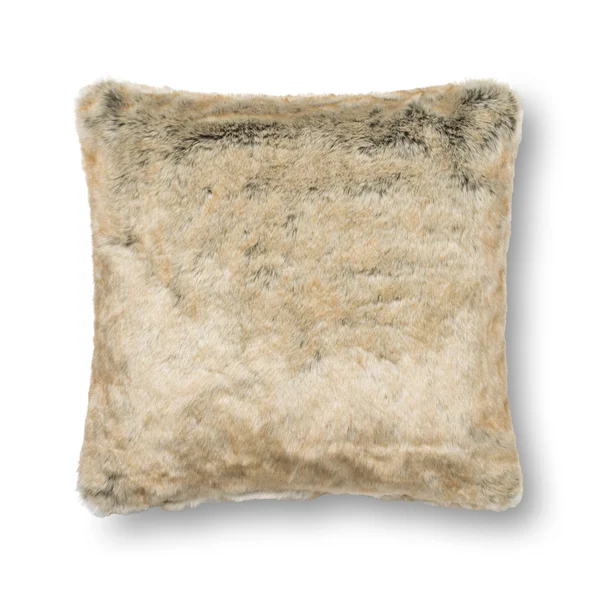 Loloi P0268 Beige Pillow Cover-Only 22x22W x 22x22L