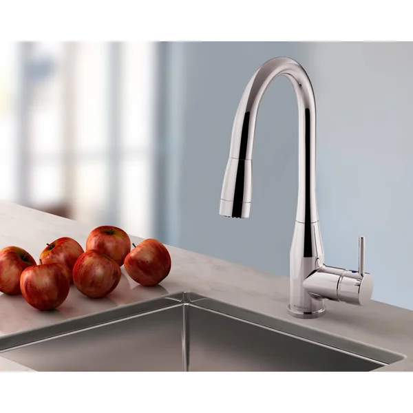 Symmons Sereno Pull Down Single Handle Kitchen Faucet