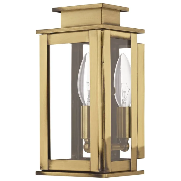 Livex Lighting Princeton Outdoor Wall Lantern Vintage Pewter 1 Light 20191-29