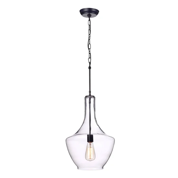 Aneto 1 - Light Single Teardrop Pendant - Clear GV9022