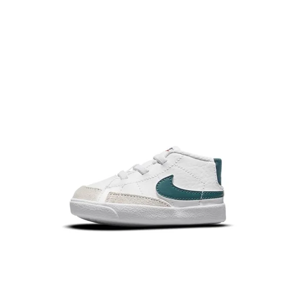 Nike Blazer Mid Crib Bootie in White, Size: 3C, DA5536-112