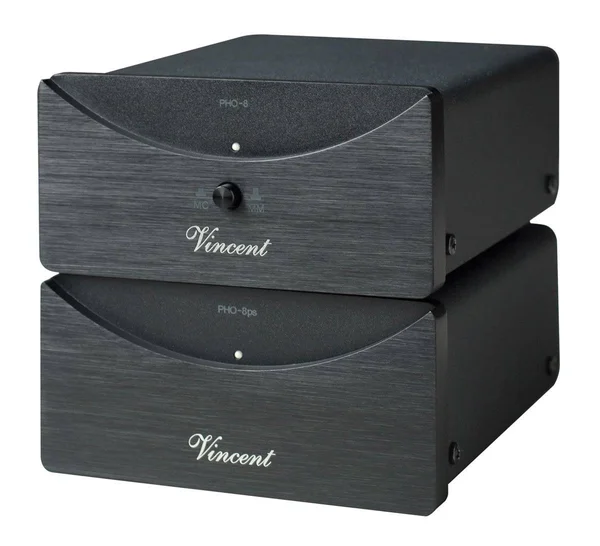 Vincent - PHO-8 - Phono Stage MM/MC - Outboard Power Supply - Black
