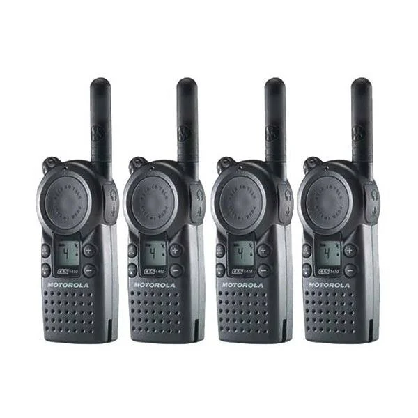 Motorola CLS1410 (4 Pack) - Amazon 2-Way Radio, 5 Mile Range
