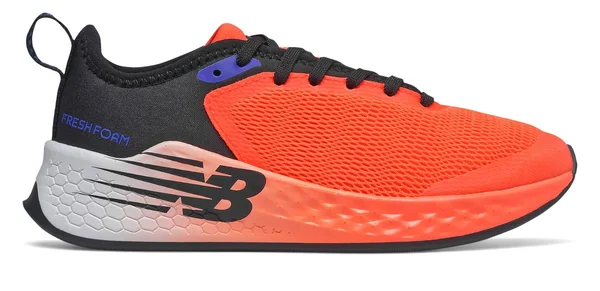 New Balance Kids& Fresh Foam Fast V2 - Orange/Black (Size 2)