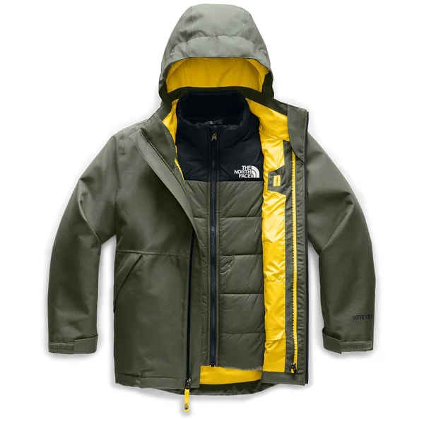 The North Face Boys& Fresh TRACKS Triclimate Jacket - Large - New Taupe Green
