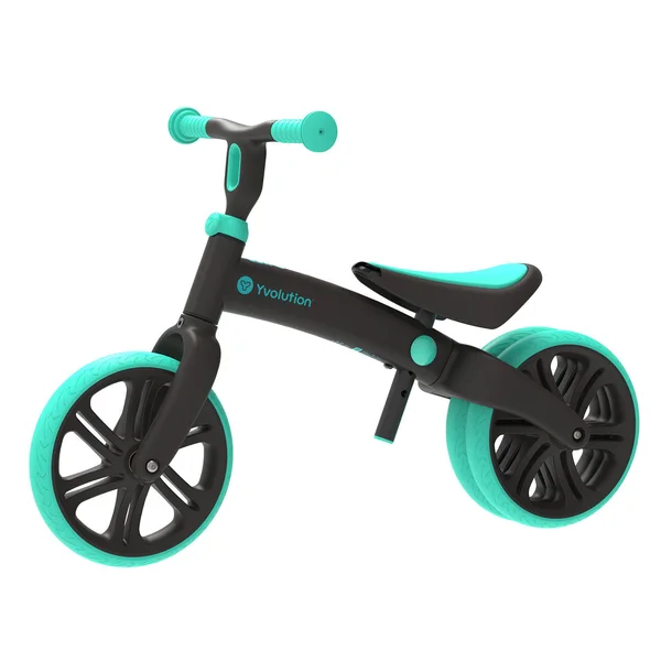 Yvolution Y Velo Toddler Balance Bike - No-Pedal Balance Bike Teal