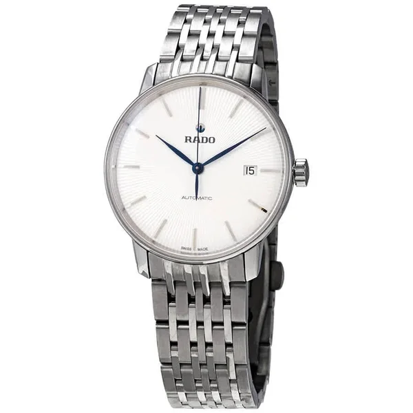 Rado R22860044 Coupole Classic Men's Automatic Watch; Silver Dial; 37.7 mm Stainless Steel Bracelet
