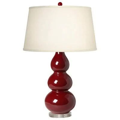 Table Lamp Emissary Home and Garden Base Color: Amazon Green, Size: 30x22 H x 8.5x22 W x 8.5x22 D