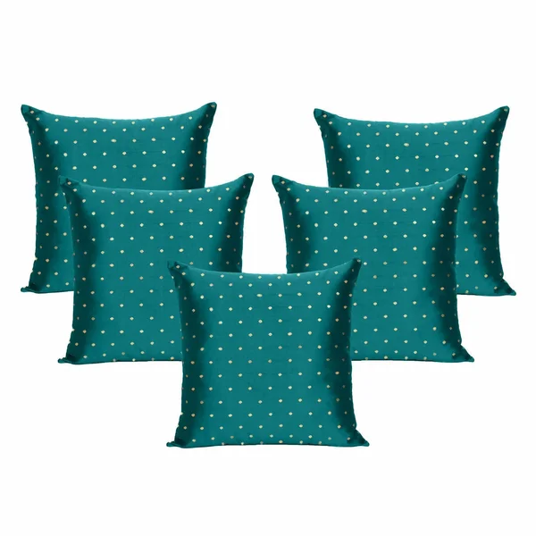 Oussum Throw Cushion Cover Christmas Pillows Home Decor Gift 16 18 20 inch Pillow Cover - 18x22 x 18x22 - Dark Cyan Blue