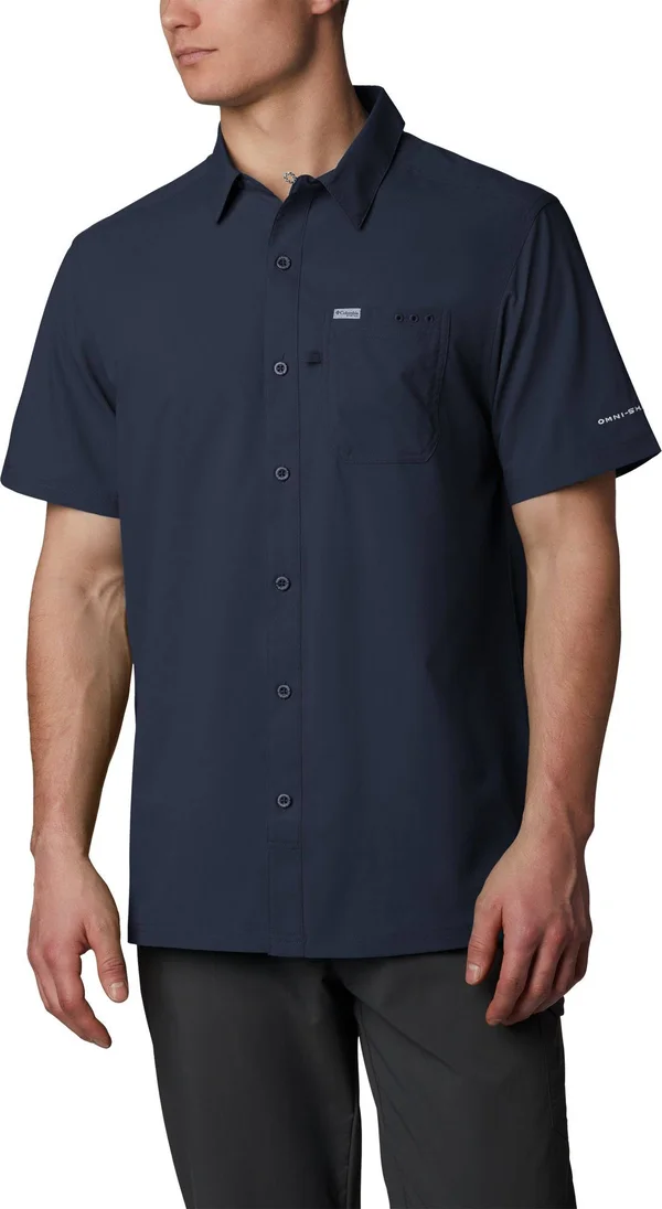 Columbia Men's Slack Tide Camp Shirt - Xs - Collegiate Navy