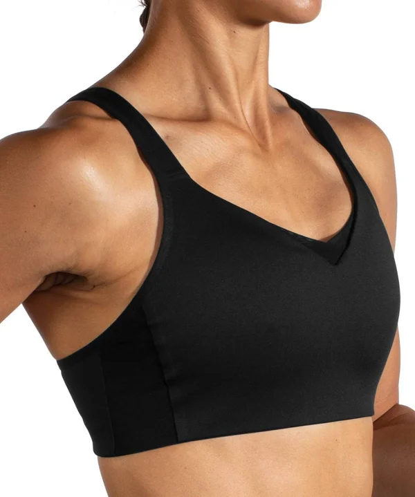 Brooks Drive Convertible Run Bra Black - 34, B