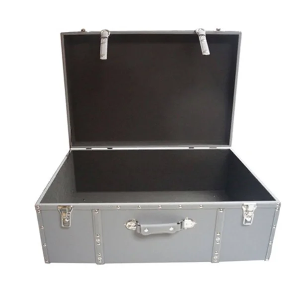 DormCo Designer Wheeled Trunk Hex Gray