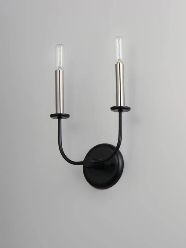 Maxim Lighting-10322SBR-Wesley - 2 Light Wall Sconce Satin Brass