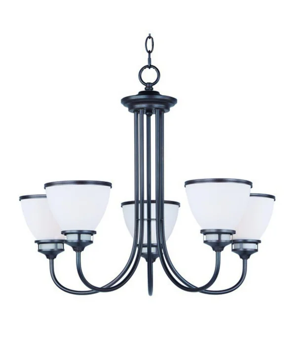 Maxim 21585SWOI Novus 5-Light Chandelier Oil Rubbed Bronze