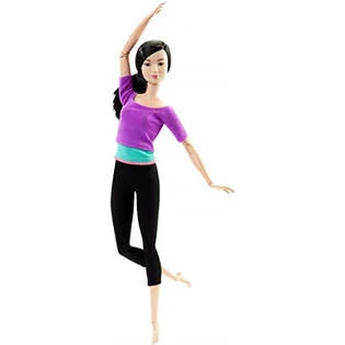 Barbie Made to Move Doll - Purple Top [Amazon Exclusive]