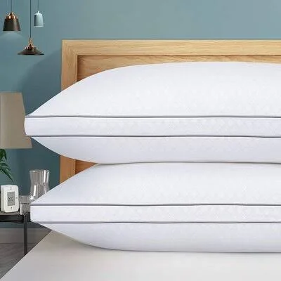 Alwyn Home Pillows for Sleeping 2 Pack - Standard Hotel Quality Bed Pillows, Down Alternative Hypoallergenic Gusseted Pillow, Lux