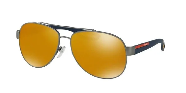 Prada Linea Rossa 55QS Sunglasses DG15N0 Gunmetal