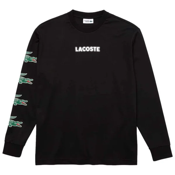 Lacoste Long Sleeve Tee - Size 2x Large, Black 031