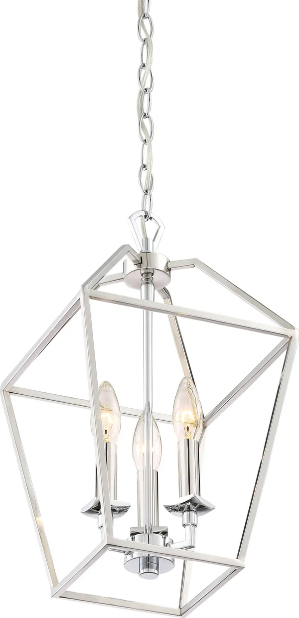 Quoizel AVY5203PK Aviary Pendant, Polished Nickel