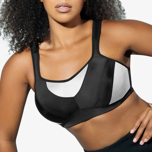 Parfait Women's Dynamic Sports Bra - Black