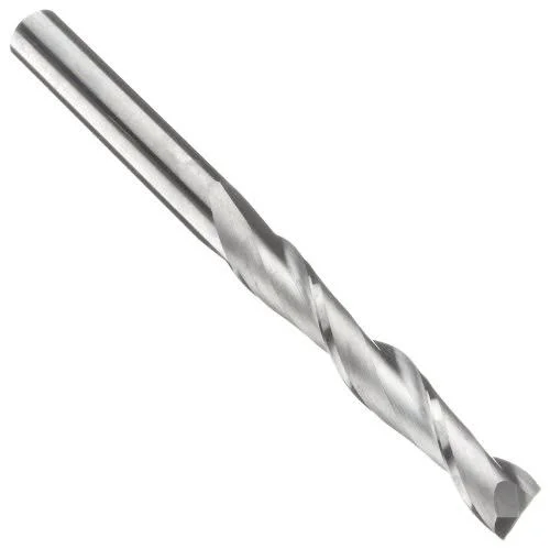 Niagara Cutter N85294 Carbide Square Nose End Mill, inch, Uncoated (Bright) Finish, Roughing and Finishing Cut, 30 Degree Helix