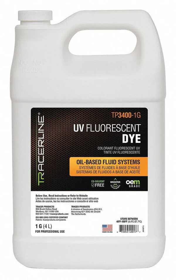 Tracerline UV Leak Detection Dye - 1 gal. Size Model: TP3400-1G