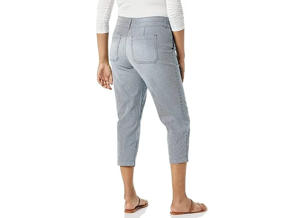 Bandolino Women's Utility High Rise Straight Leg Capri