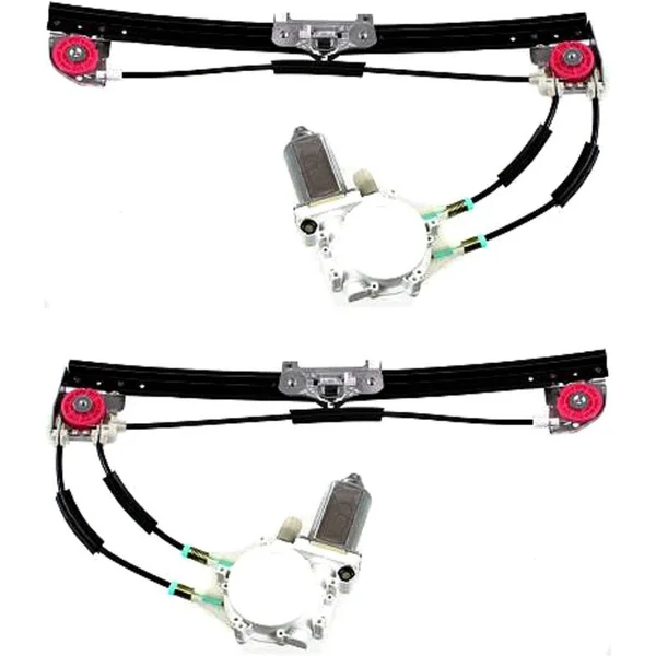 Replacement Window Regulator, Power Rear, Driver and Passenger Side, 1-year Unlimited-mileage Warranty SET-REPB491701