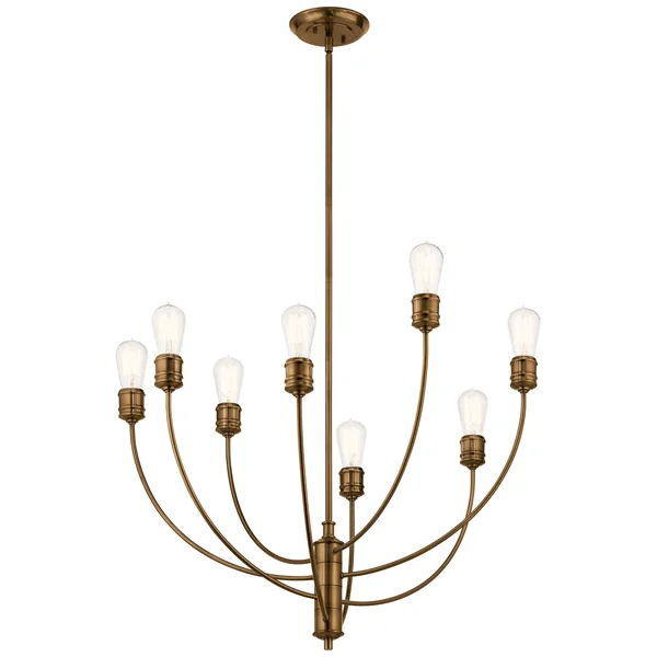 Kichler Lighting Hatton 8-Light Chandelier Satin Bronze 52255SB
