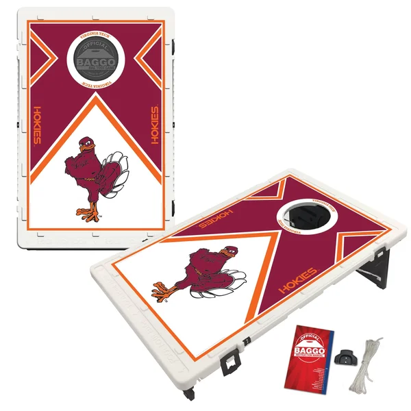 Virginia Tech Hokies 2' x 3' Baggo Vintage Cornhole Board Tailgate Toss Set