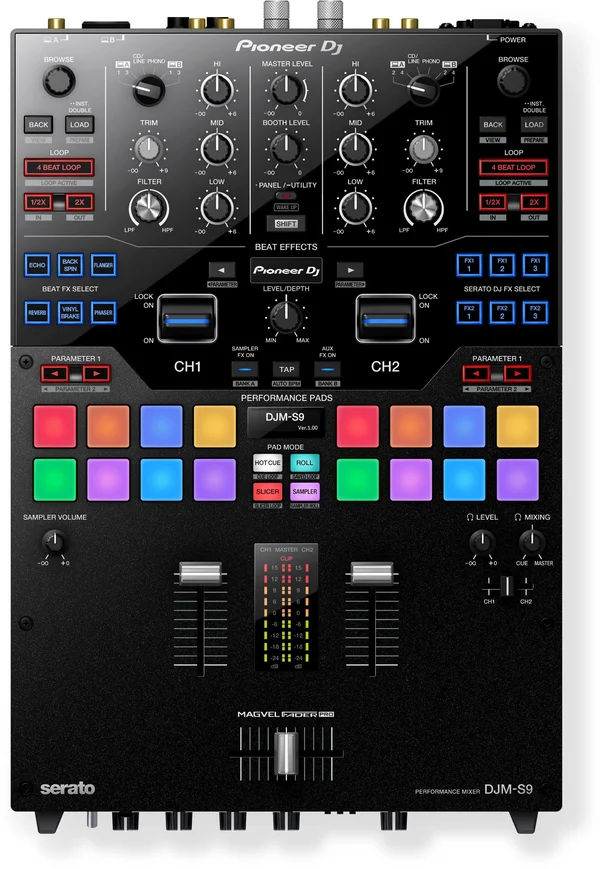 Pioneer DJM-S9 Serato DJ 2 Channel DJ Battle Mixer