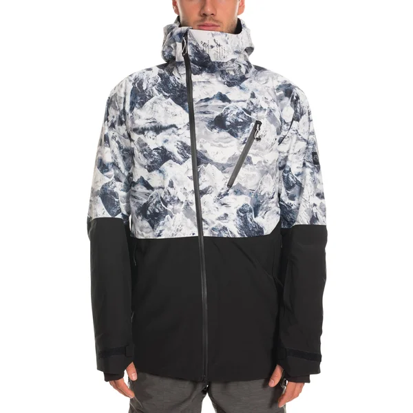 686 Men's GLCR Hydra Thermagraph Jacket White Alps, L