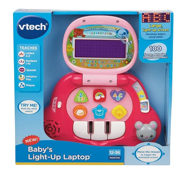 Vtech Baby&s Light-Up Laptop, Pink