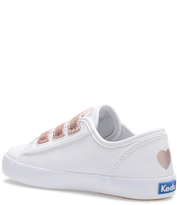 Keds Big Kid Kickstart 3V, Girl's, Size: 4, White