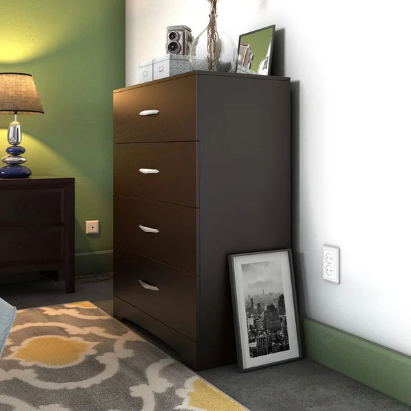 South Shore Step One 4-Drawer Chest Chocolate
