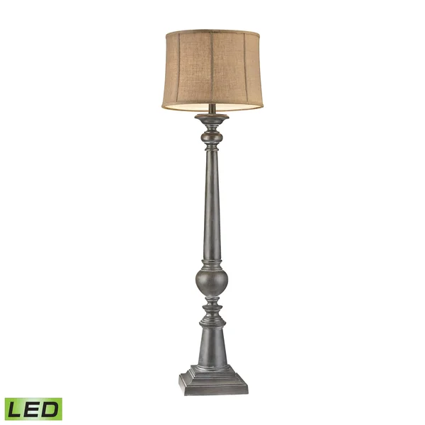Dimond D2991 Mycroft 1 Light Floor Lamp in Black Ash, 65 x 18.8 x 18.8 inches