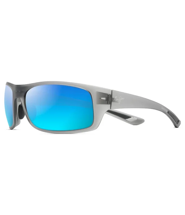 Maui Jim Men's Big Wave H440-15T Brown Rectangle Sunglasses