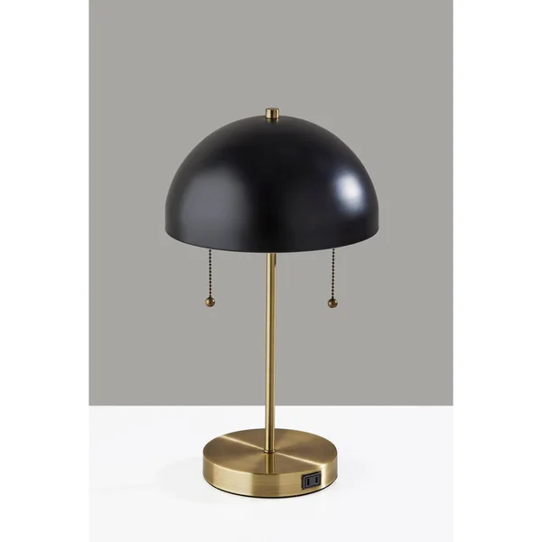 Adesso Bowie Table Lamp - Black