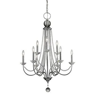 Patrice 9 - Light Candle Style Classic - Traditional Chandelier House of Hampton